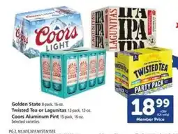 Safeway Twisted Tea or Lagunitas offer