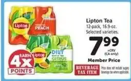 Safeway Lipton Tea offer