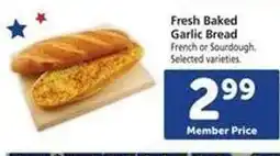 Safeway Fresh Baked Garlic Bread offer