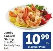 Safeway Jumbo Cooked Shrimp offer