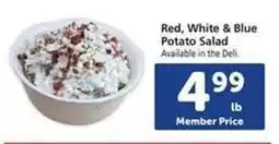 Safeway Red, White & Blue Potato Salad offer