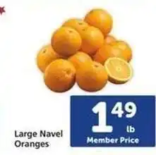 Safeway Large Navel Oranges offer