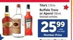 Safeway Tito's, Buffalo Trace or Aperol offer