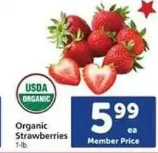Safeway Organic Strawberries offer