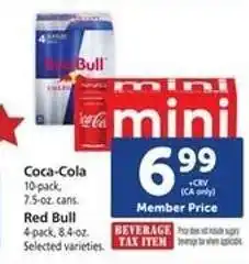 Safeway Coca-Cola & Red Bull offer