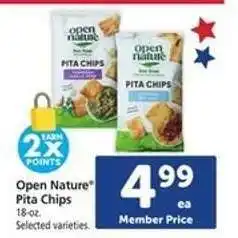 Safeway OPEN NATURE PITA CHIPS offer