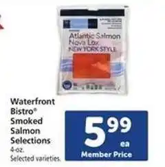 Safeway Waterfront Bistro Smoked Salmon Selections offer