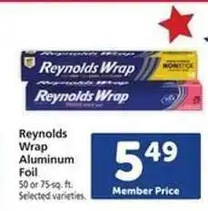Safeway Reynolds Wrap Aluminum Foil offer