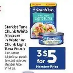 Safeway Starkist Tuna offer