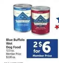 Safeway Blue Buffalo Wet Dog Food offer