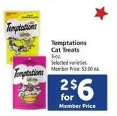 Safeway Temptations Cat Treats offer