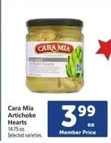 Safeway Cara Mia Artichoke Hearts offer