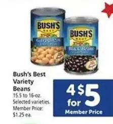 Safeway Bush's Best Variety Beans offer