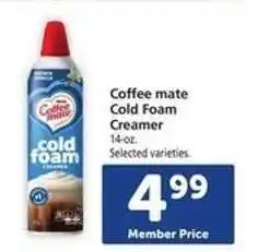 Safeway Coffee mate Cold Foam Creamer offer