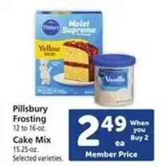 Safeway Pillsbury Frosting & Cake Mix offer