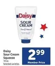 Safeway Daisy Sour Cream Squeeze offer