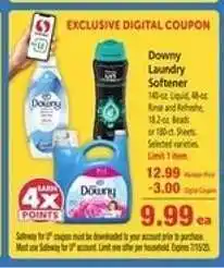Safeway Downy Laundry Softener offer