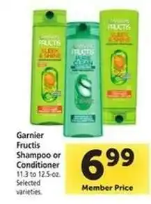 Safeway Garnier Fructis Shampoo or Conditioner offer