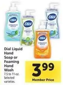 Safeway Dial Liquid Hand Soap or Foaming Hand Wash offer
