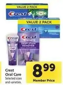 Safeway Crest Oral Care offer