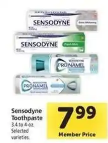 Safeway Sensodyne Toothpaste offer