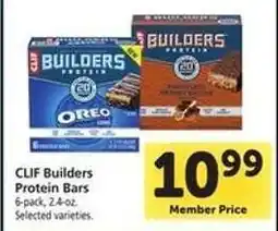 Safeway Clif Builders Protein Bars offer