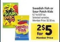 Safeway Swedish Fish or Sour Patch Kids offer