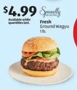 Aldi Fresh Ground Wagyu offer