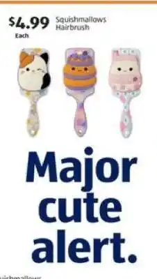 Aldi Squishmallows Hairbrush offer