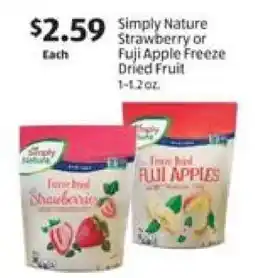 Aldi Simply Nature Freeze-Dried Fruit offer