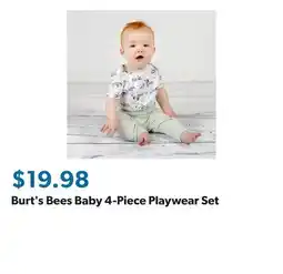 Sam's Club Burt's Bees Baby 4-Piece Playwear Set offer