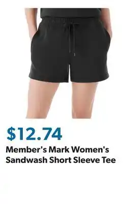 Sam's Club Member's Mark Women's Sandwash Short Sleeve Tee offer