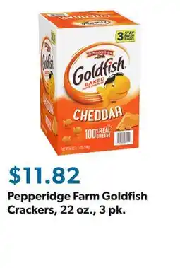 Sam's Club Pepperidge Farm Goldfish Crackers, 22 oz., 3 pk offer