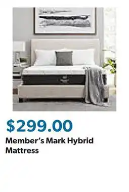 Sam's Club Member's Mark Hybrid Mattress offer