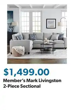 Sam's Club Member's Mark Livingston 2-Piece Sectional offer
