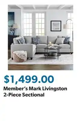 Sam's Club Member's Mark Livingston 2-Piece Sectional offer