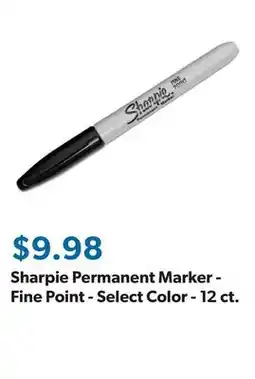 Sam's Club Sharpie Permanent Marker - Fine Point - Select Color - 12 ct offer
