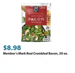 Sam's Club Member's Mark Real Crumbled Bacon, 20 oz offer