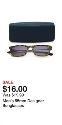 TJ Maxx Men's 55mm Designer Sunglasses offer