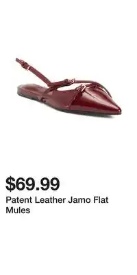 TJ Maxx Patent Leather Jamo Flat Mules offer