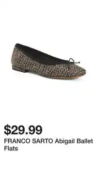 TJ Maxx FRANCO SARTO Abigail Ballet Flats offer