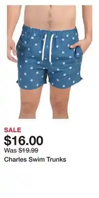 TJ Maxx Charles Swim Trunks offer