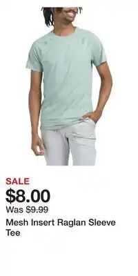 TJ Maxx Mesh Insert Raglan Sleeve Tee offer