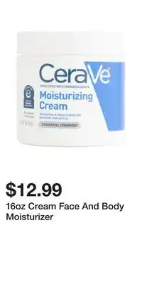 TJ Maxx 16oz Cream Face And Body Moisturizer offer