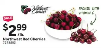 Stop&Shop Northwest Red Cherries offer
