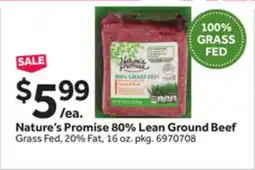 Stop&Shop Nature's Promise 80% Lean Ground Beef offer