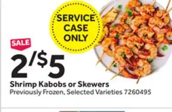 Stop&Shop Shrimp Kabobs or Skewers offer