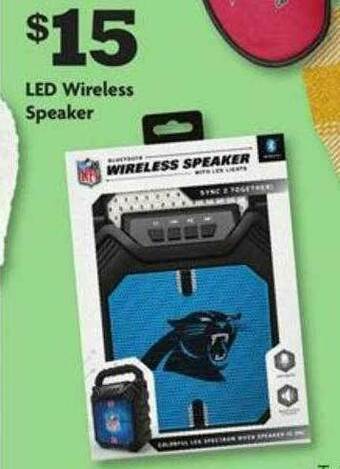 Family Dollar Led Wireless Speaker offer