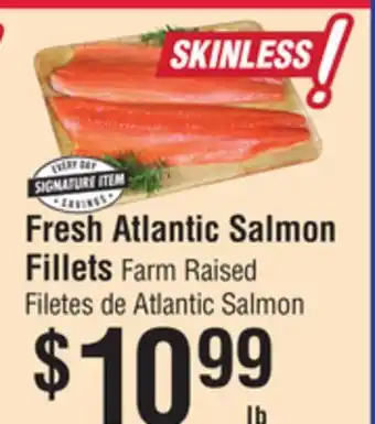 Smart & Final Fresh Atlantic Salmon Fillets offer