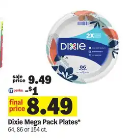 Meijer Dixie Mega Pack Plates offer